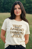 What a Friend I Have in Jesus women's Christian T-shirt
