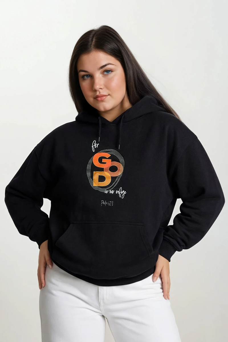 For God Is Our Refuge Christian hoodie